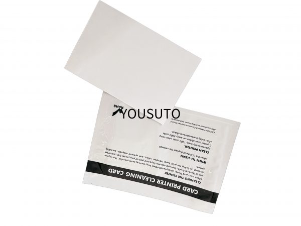 CLEANING CARD dual-sided credit card cleaning cards, alcohol-free and pre-saturated. Ideal for cleaning magnetic and optical sensors on POS terminals, card readers, and vending machines. 50 cards per pack.