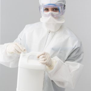 DECON-CLEAN DC-03-4Z is a sterile surface cleaner specifically formulated for cleanrooms, pharmaceutical manufacturing, and biotechnology environments. It effectively removes disinfectant residues from hard, non-porous surfaces. This ready-to-use formula is non-corrosive and leaves no residue, helping surfaces remain cleaner for longer. The product is 0.2-micron filtered and double packaged using gamma irradiation to ensure sterility.