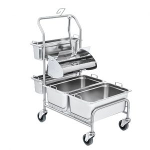 High-temperature sterilizable mop and cleaning cart for cleanroom use, suitable for autoclaving at 121°C. Ideal for pharmaceutical, medical, and electronics industries. Durable, easy to clean, and fully customizable.